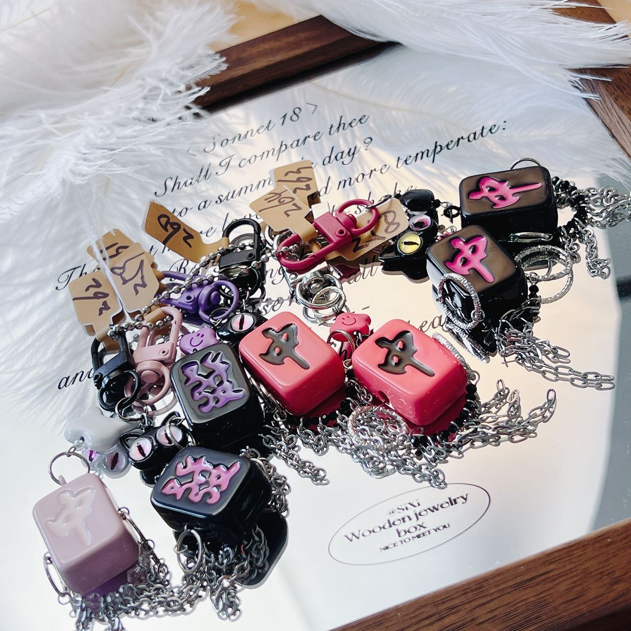 【Z】original design acrylic chains