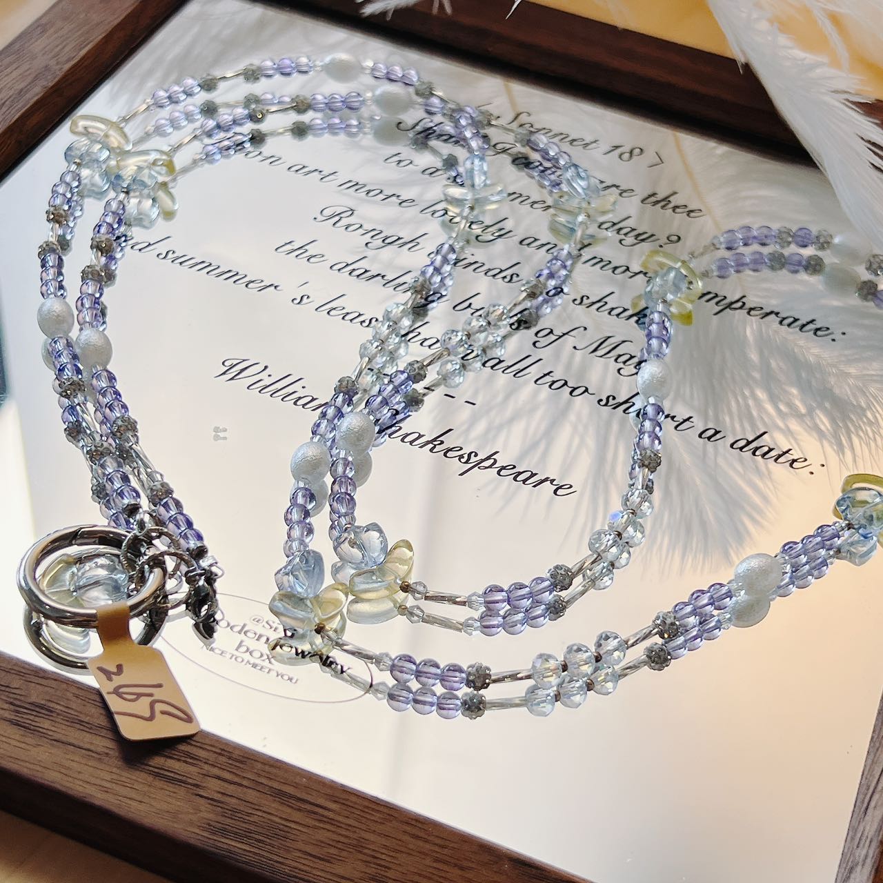 【Z】original design acrylic chains