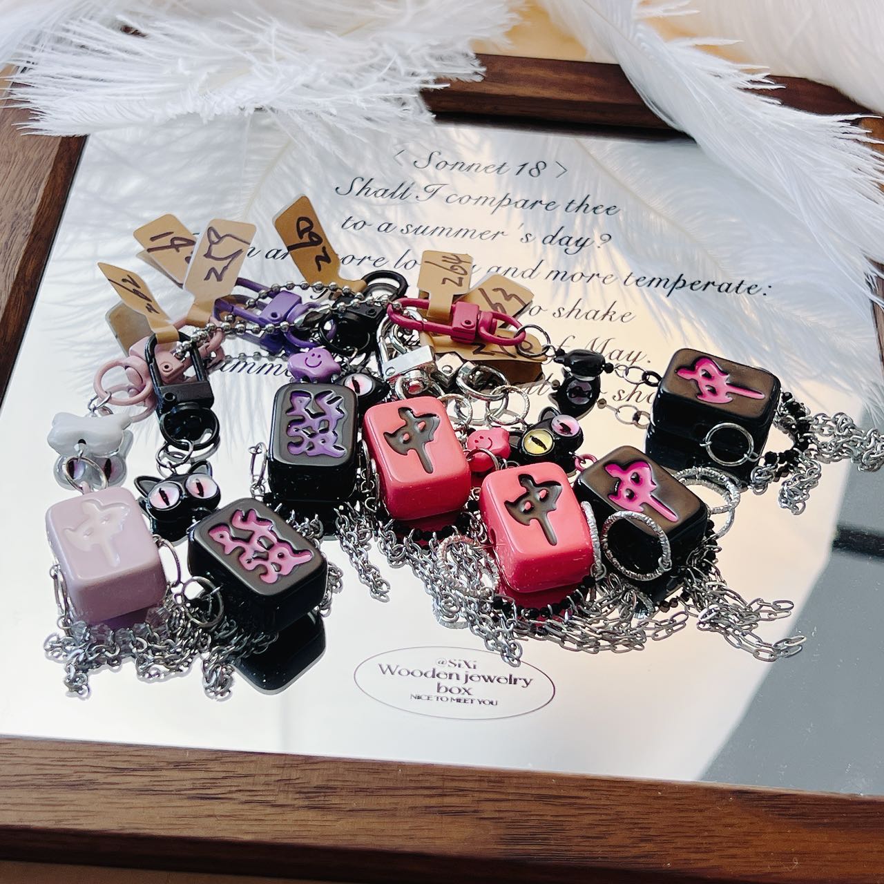【Z】original design acrylic chains